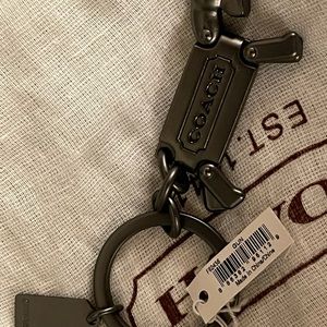 Coach Terrier/Schnauzer KeyRing NWT